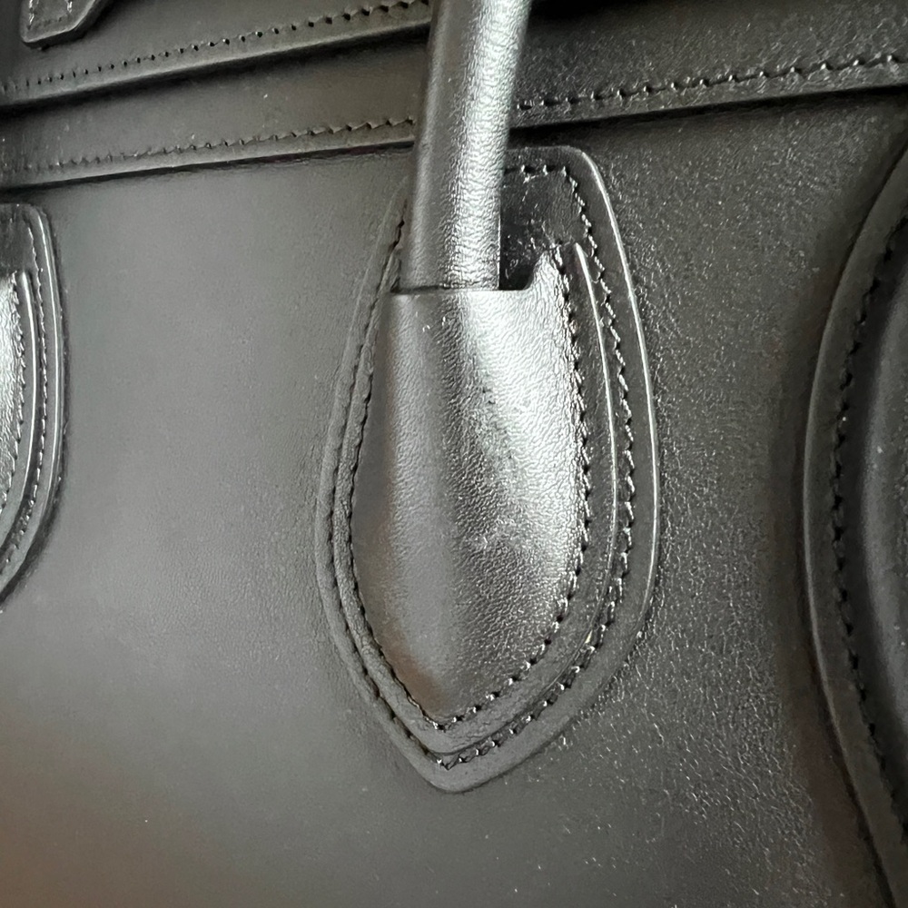 Celine micro Luggage tote black - Picture 14 of 15
